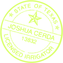Licensed Irrigator Texas