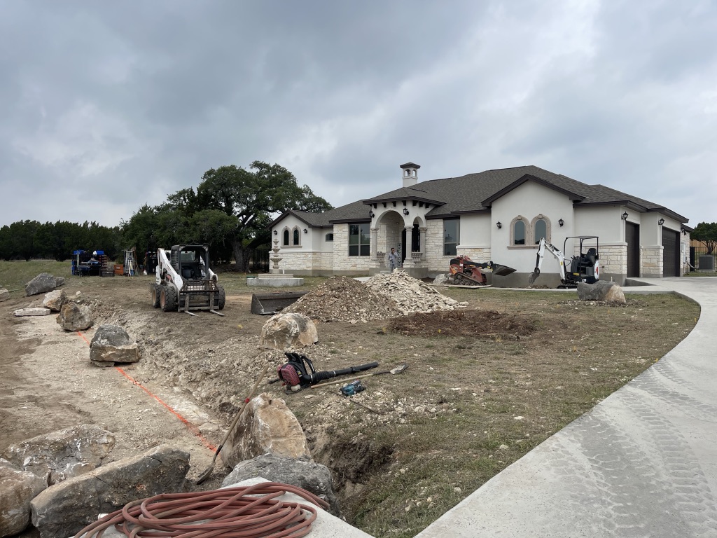 Stone placement